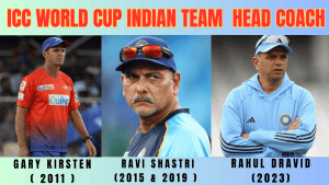 Indian Team Head Coach for ICC World Cup from 2011 to 2023