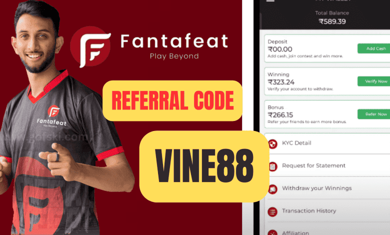 Fantafeat Referral Code"VINE88" : KYC Verification